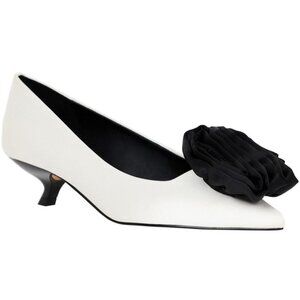 Katy Perry Women's Micro Heel Flower Pumps - Optic White